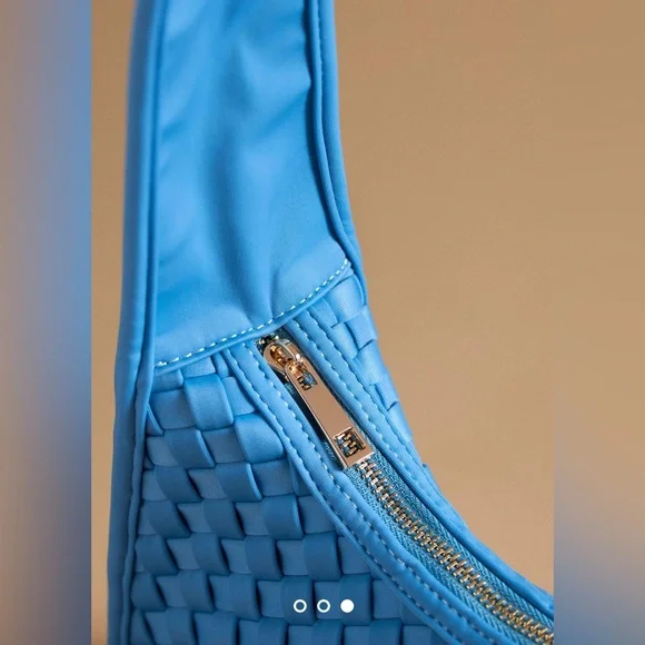 Anthropologie Woven Neoprene Shoulder Bag, NWT - Picture 5 of 8